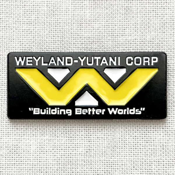 ウェイランド・ユタニ WAYLAND YUTANI ロゴマーク エイリアン◆ピンバッジ ピンズ バッチ ブローチ◆映画 名作 SF ブラック企業