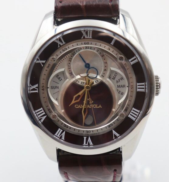 シチズン/CITIZEN/カンパノラ/深緋/こきあけ/BU0020-03B/8730-T018041/メンズ/ソーラークォーツ/トリプルカレンダー/漆文字盤/エコドライブ