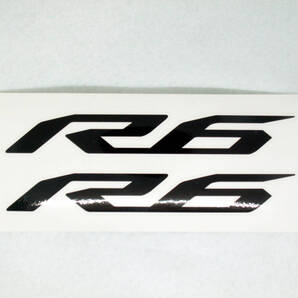 【非売品】YZF-R6ロゴステッカー メーカー正規品 1枚 | ヤマハ 台紙サイズ80x200mm 新品未使用品 送料無料