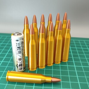 .22-250 Remington 弾風 ダミーカート 12個セット【送料無料】(検) 5.7x48mm .22 250 レミントン ライフル Tikka M55 1