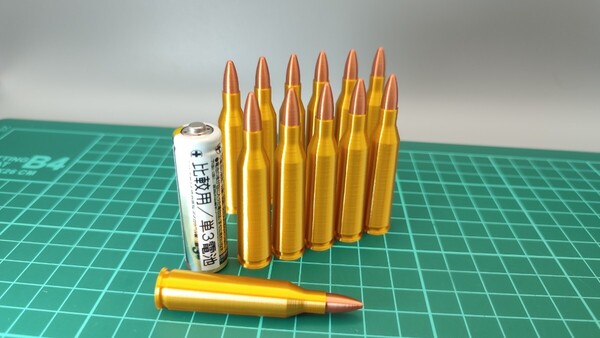 .22-250 Remington 弾風 ダミーカート 12個セット【送料無料】(検) 5.7x48mm .22 250 レミントン ライフル Tikka M55 4