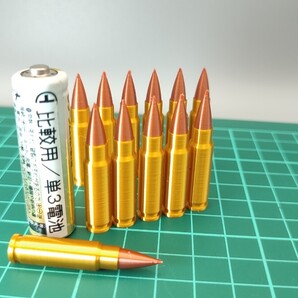 5.7x28mm / SS190 弾風 ダミーカート 12個セット【送料無料】(検) P90 PS90 FN Five-seveN の撮影にいかが 2