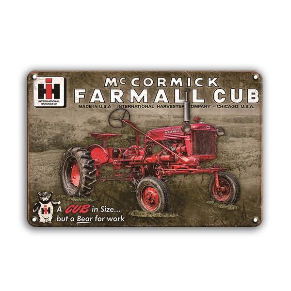 BIGサイズ 60cm×40cm ★★FARMALL CUB★★ バイク・車関連看板多数あり 大型看板専門店
