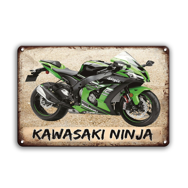 BIGサイズ 60cm×40cm ★★カワサキ ニンジャ★★ バイク・車関連看板多数あり 大型看板専門店