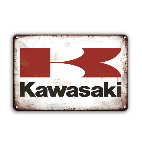 BIGサイズ 60cm×40cm ★★カワサキ★★ バイク・車関連看板多数あり 大型看板専門店