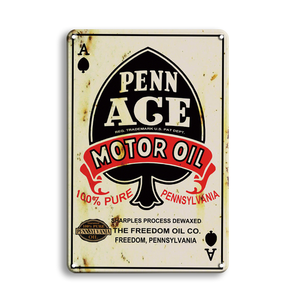 BIGサイズ!! 60cm×40cm ★★PENN AGE★★ バイク・車関連看板多数あり 大型看板専門店