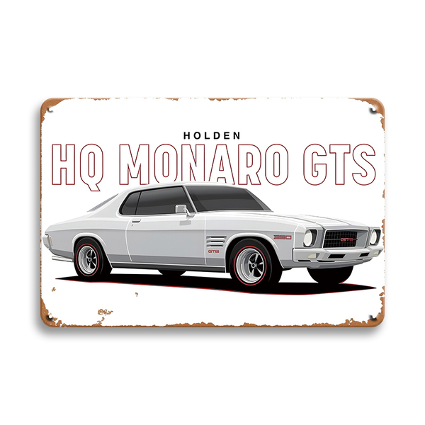 大型60cm×40cm看板専門店 ★★HQ MONARO GTS★★ マニアックなバイク・車 関連看板多数あり