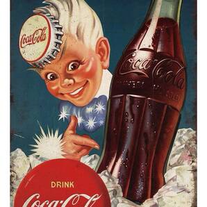 これはいい^^ 大きいサイズ!! 60cm×40cm★コカコーラ看板★新品★ガレージ看板