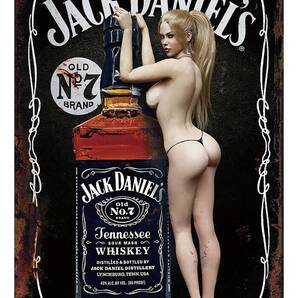 これはいいサイズ!! 60cm×40cm 看板 ジャックダニエルズ 新品 ガレージ看板