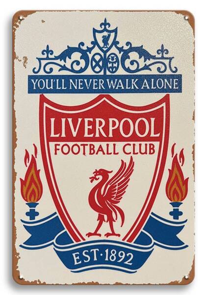 大型 60cm×40cm★サッカー リヴァプール★メタル看板★新品