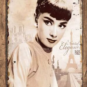 オードリーヘップバーン 復刻ポスター看板 大型看板■ガレージ■新品