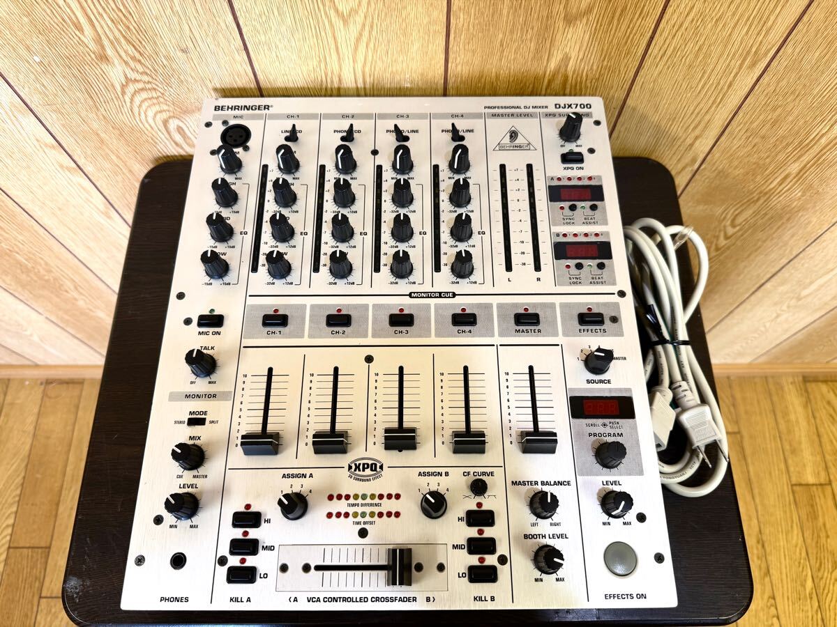 ジャンク品】BEHRINGER/DJミキサー/DJX700 -DJ機材アナログ
