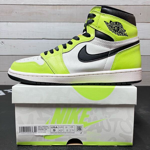 27cm NIKE AIR JORDAN 1 RETRO HIGH OG 555088-702 ナイキ エア ジョーダン ワン レトロ ハイカット オリジナル