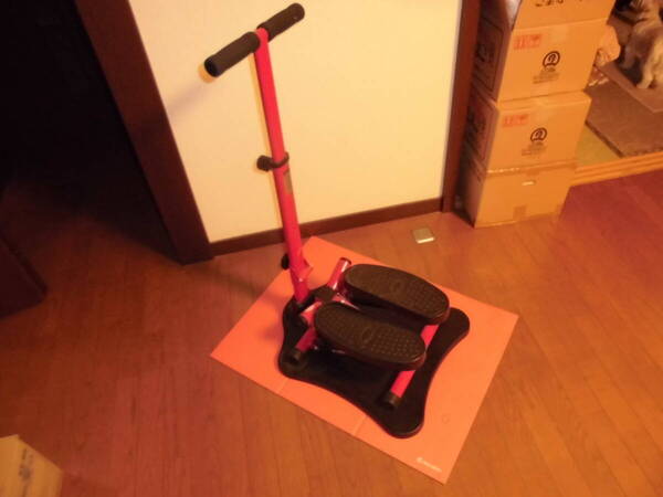 NICEDAY NDS-1 ナイスデイ 健康ステッパー 健康器具 専用ハンドル付き マット付き 軽量コンパクト型 ショップジャパン 中古品