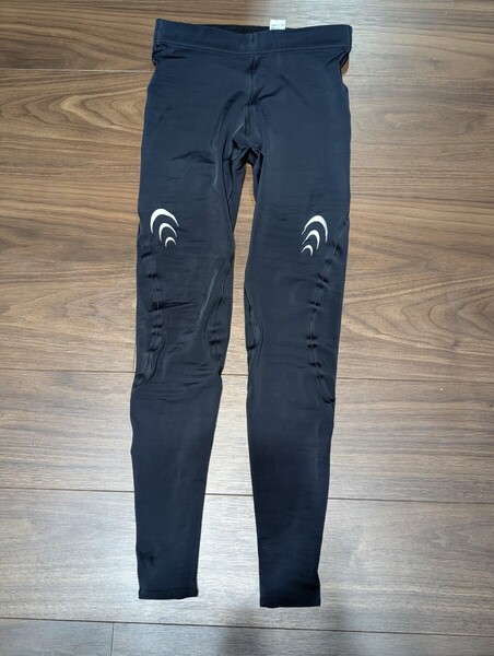 C3fit、ロングタイツ、3FW06320、ブラック、レディースLサイズ