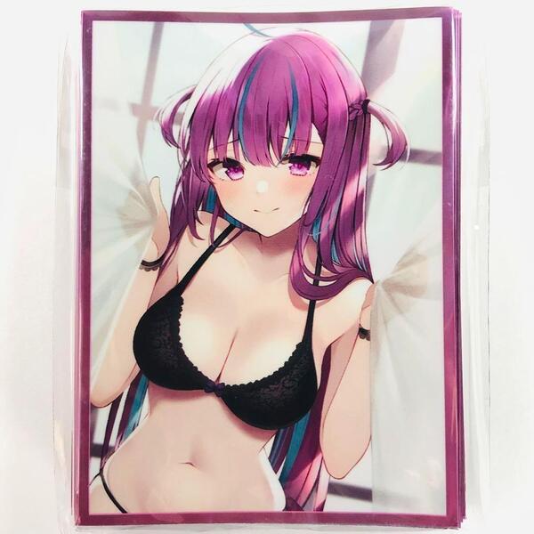 ホロライブ 湊あくあ セクシー スリーブ ミッドナイトブルー