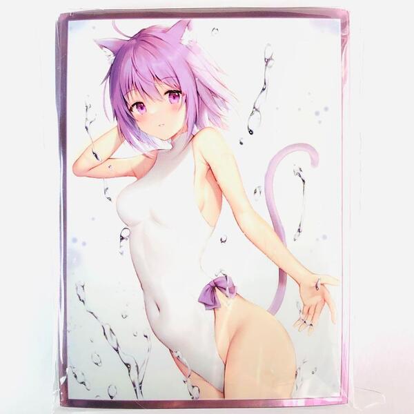 ホロライブ 猫又おかゆ レオタード スリーブ ミッドナイトブルー