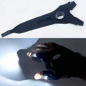 LED☆右手用☆手元灯☆釣り キャンプ 野宿 整備 ガレージ ワークライト サイクリング 懐中電灯 ykshopo ykshopb ykshopc