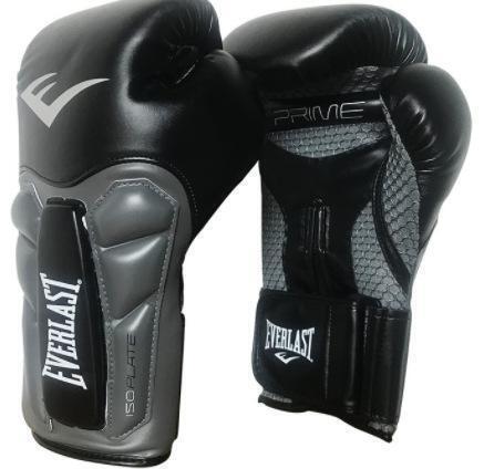 EVERLAST PRIME ボクシンググローブ 黒/グレー 14oz