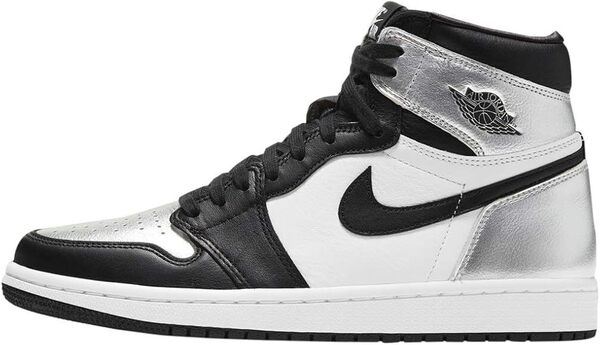 Nike Women's Air Jordan 1 Retro High OG Silver Toe 26cm CD0461-001 ジョーダン1 US9