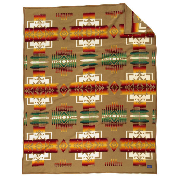箱付き 新品 PENDLETON ペンドルトン チーフジョセフ柄ブランケット ローブ 約203×163cm ブランケット