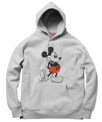 Supreme Mickey Mouse Raglan Pull Over Grey Sサイズ シュプリーム ミッキーマウス ディズニー パーカー パーカ フーディ
