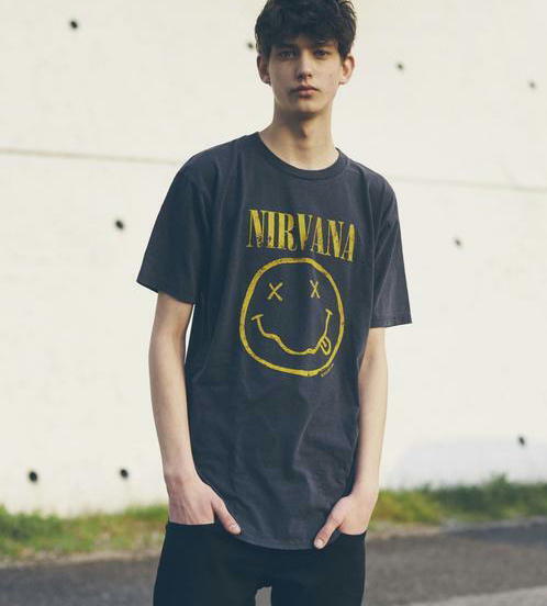Nirvana monkey time Tシャツ BEAUTY&YOUTH UNITED ARROWS ニルヴァーナ ビッグTシャツ バンドTシャツ バンT