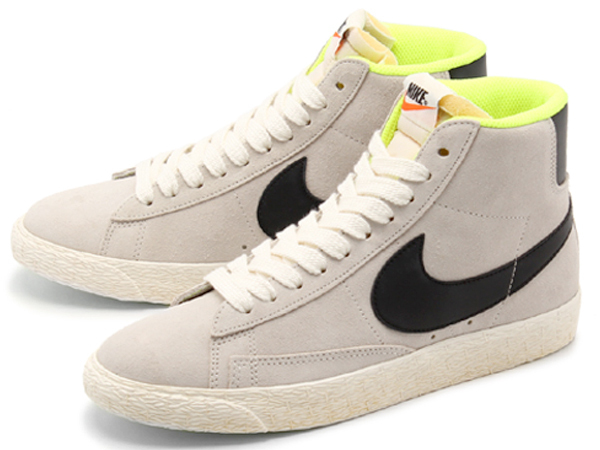 ナイキ スニーカー ブレーザー MID スエード VNTG 518171-011 未使用品 23.5cm グレー NIKE WMNS BLAZER MID SUEDE VNTG ブレザー