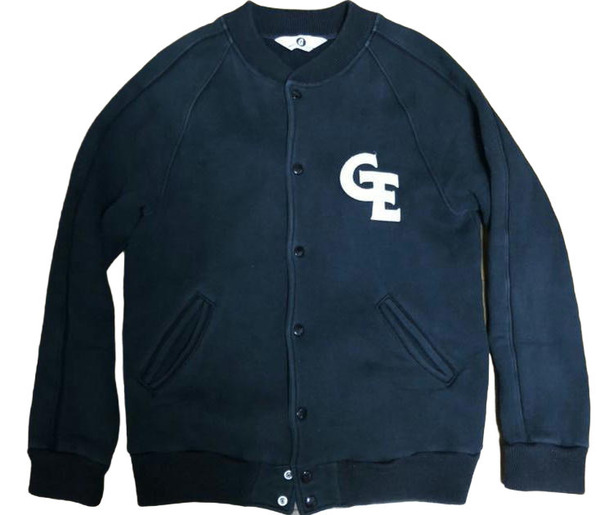 GOODENOUGH グッドイナフ 復刻スウェットスタジャン ネイビー 紺Mサイズ スウェスタ スエスタ