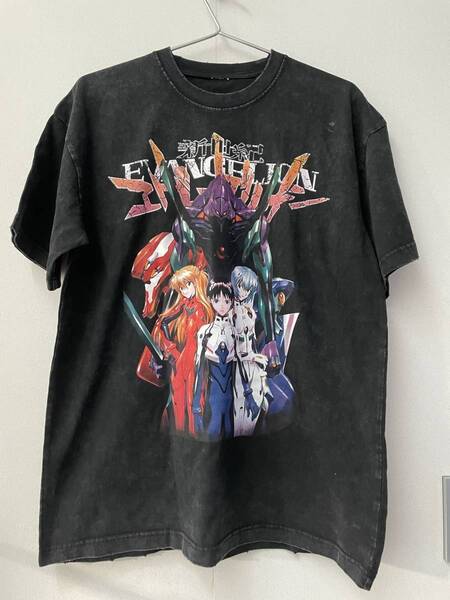 新世紀エヴァンゲリオン ヴィンテージ加工Tシャツ エヴァ EVANGELION