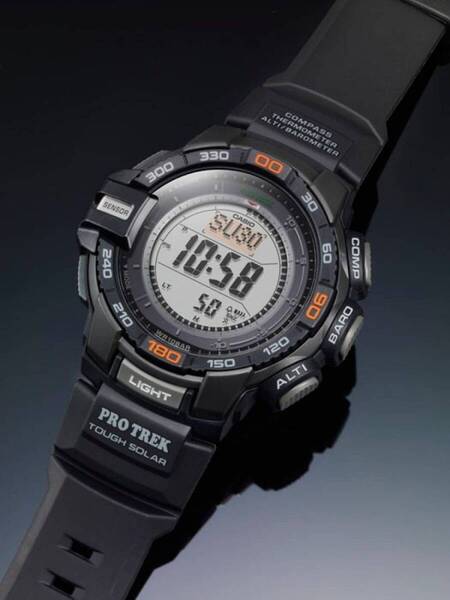 新品デッドストック Casio プロトレック メンズ未使用 ソーラーウォッチ オススメPRG-270-1JF 腕時計カシオ トリプルセンサーVer.3搭載