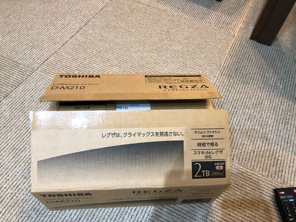 REGZA D-M210 HDD交換 6TB 中古 タイムシフトマシン