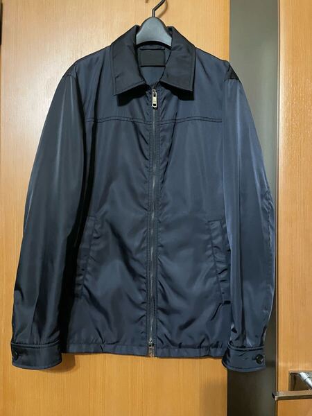 希少 定価40万円 『PRADA』ナイロンZIPブルゾン プラダ 国内正規品 ラグジュアリー ストリート 48