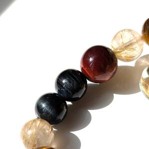 大盛況を目指して 大吉 タイチンルチル 皇帝龍タイガーアイ レッドタイガー ブルータイガー ブレスレット 開運 天然石 数珠 贈り物 ギフト