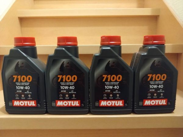 モチュール MOTUL 7100 4T MA2 10W40 1L 4缶 4本 正規品