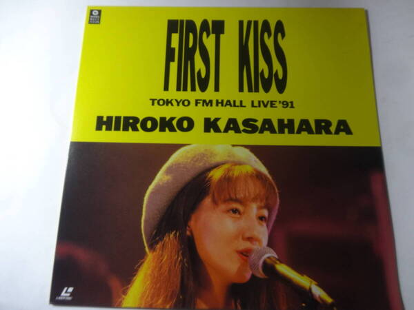 LD 笠原弘子「FIRST KISS / TOKYO FM HALL LIVE’91」best songs集 ライヴ ビデオ、<レーザーディスク>