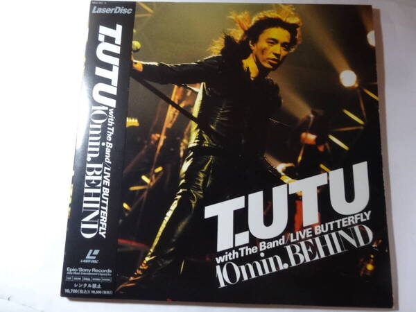 2LD 宇都宮隆「T.UTU with The Band LIVE BUTTERFLY 10min. BEHIND」 2枚組<レーザーディスク>