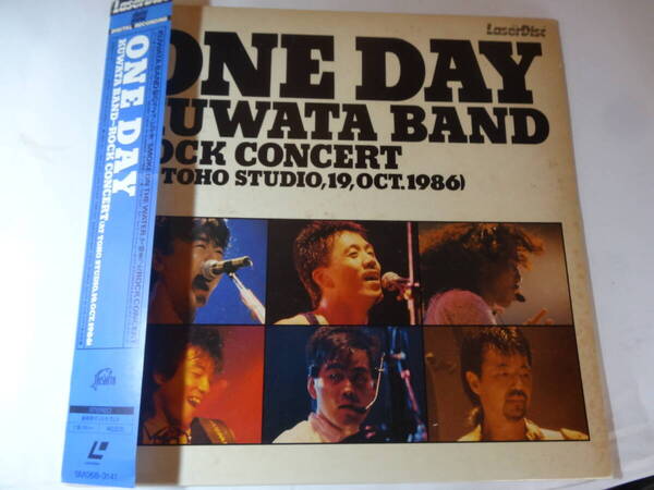 LD KUWATA BAND「ONE DAY rock concert at toho studio」1986年10月19日 <レーザーディスク>