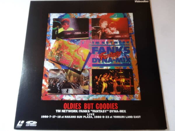 LD TM NETWORK「FANKS ”FANTASY” DYNA-MIX TM NETWORK」ライブ 1986年7月 中野サンプラザ 8月 読売ランドイースト <レーザーディスク>