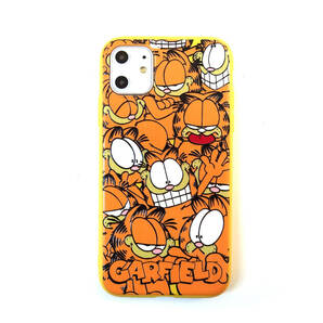 ガーフィールド iPhone 総柄ケース iPhoneSE2 iPhone8 iPhone13 iPhone14 iPhone13Pro キャラクター