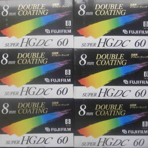 中古未使用品★「8ミリビデオテープ 富士フイルム SUPER HGDC 60 6本セット」