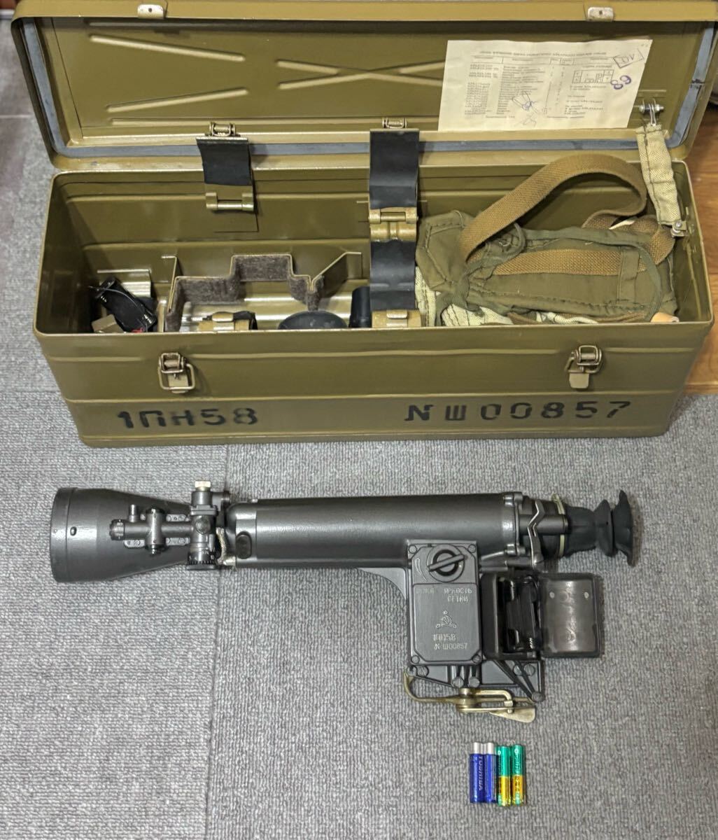 米軍放出品実物ナイトビジョン3L暗視管（イメージ管）中古品14