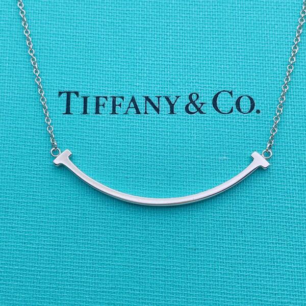 Tiffany & Co. Tスマイル ネックレス スモール シルバー925