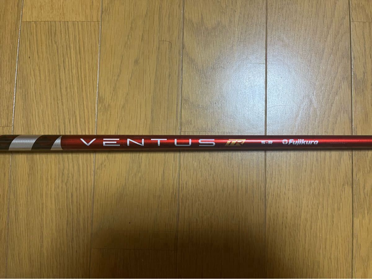 ほぼ新品ベンタスレッドTR 5R ドライバーピンスリーブ付き 各メーカー対応スリーブ付きシャフト ベンタス TR レッド
