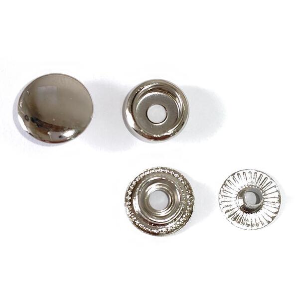 #ジャンパーホック 12mm シルバー 10組 レザークラフト ボタン
