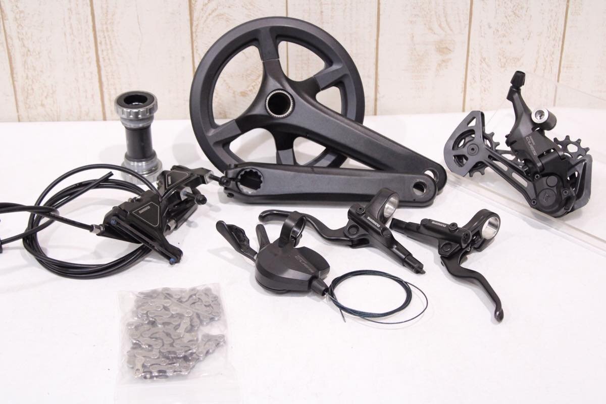 【新品】シマノ 7×2速 グループセット 中古)SHIMANO (シマノ) ULTEGRA R8020 6点セット 11S DB