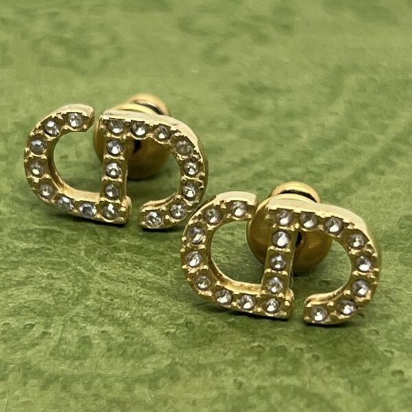 DIOR Petit CD ミニスタッド ピアス 043614