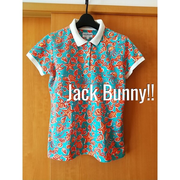 Jack Bunny!!マリンテイストかわいいポロシャツレディースジャックバニーパーリーゲイツ