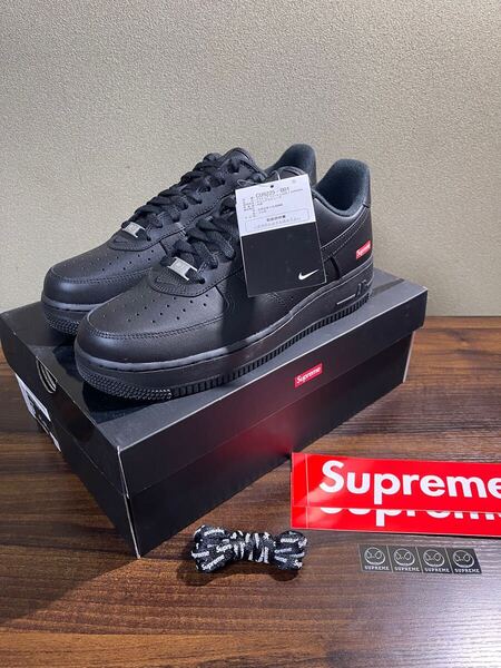 Supreme × NIKE AIR FORCE 1 LOW SP BLACK シュプリーム ナイキ エアフォース1 ブラック 27.0cm