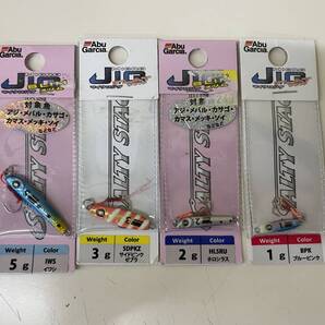 アブガルシア▲マイクロジグ▲スリム 2g ホロシラス&5g イワシ&フラット 1g ブルーピンク&3g サイドピンクゼブラ▲メバル に▲定価550円